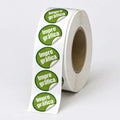 Stickers o Etiquetas Circulares Laminado Mate En Rollo