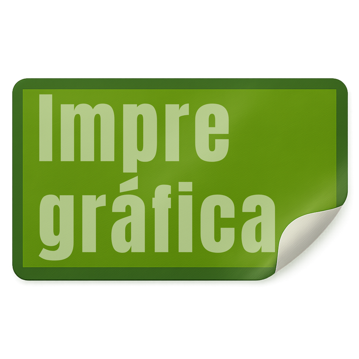 Etiquetas Adhesivas en Planilla Rectangulares Grandes